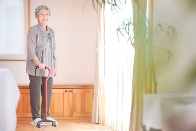 明るい室内で暮らすお客様